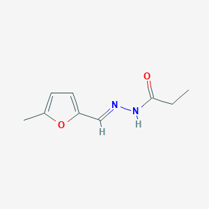 molecular formula C9H12N2O2 B1167035 N'-((5-Methylfuran-2-yl)methylene)propionohydrazide CAS No. 113907-76-9