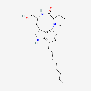 molecular formula C25H39N3O2 B1167045 (+)-7-Octylindolactam v 