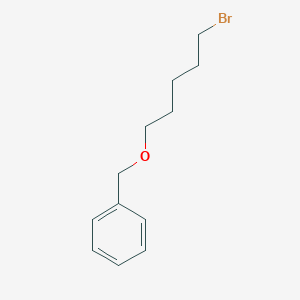 molecular formula C12H17BrO B116713 Benzyl 5-Bromoamyl Ether CAS No. 1014-93-3
