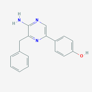 molecular formula C17H15N3O B116718 Coelenteramine CAS No. 37156-84-6