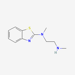 molecular formula C11H15N3S B1167219 N1-(Benzo[d]thiazol-2-yl)-N1,N2-dimethylethane-1,2-diamine CAS No. 111628-35-4