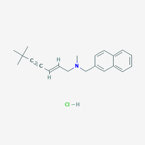 molecular formula C21H26ClN B116733 Isoterbinafine hydrochloride, (E)- CAS No. 877265-30-0