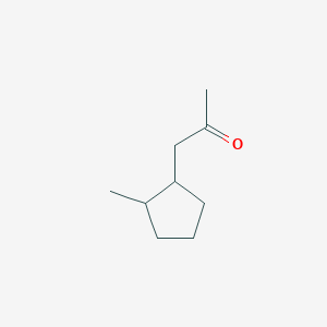 molecular formula C9H16O B116746 1-(2-Methylcyclopentyl)propan-2-one CAS No. 158262-45-4
