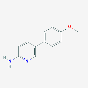 molecular formula C12H12N2O B116751 5-(4-Methoxyphenyl)pyridin-2-amine CAS No. 503536-75-2
