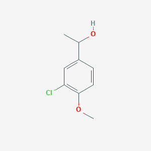 molecular formula C9H11ClO2 B1167516 (1S)-1-(3-Chloro-4-methoxyphenyl)ethan-1-ol CAS No. 124829-13-6