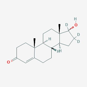 molecular formula C19H28O2 B116756 17-表睾酮-d3 CAS No. 171199-96-5