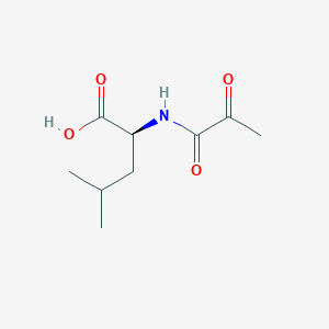 molecular formula C9H15NO4 B1167572 N-(2-Oxopropanoyl)-L-leucine CAS No. 101914-46-9