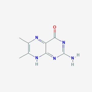 molecular formula C8H9N5O B116762 2-Amino-6,7-dimethylpteridin-4-ol CAS No. 611-55-2