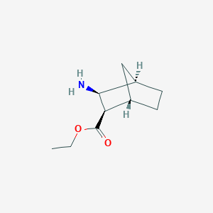 molecular formula C10H17NO2 B1167711 diexo-3-Amino-bicyclo[2.2.1]heptane-2-carboxylic acid ethyl ester CAS No. 105786-35-4
