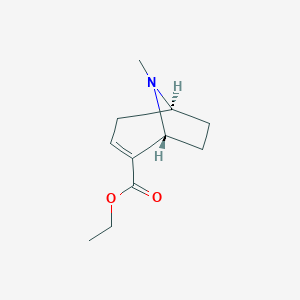 molecular formula C11H17NO2 B116780 Ecgonidine ethyl ester CAS No. 73045-45-1