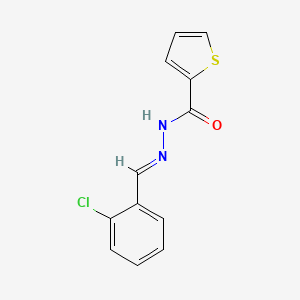 molecular formula C12H9ClN2OS B11678273 N'-(2-chlorobenzylidene)-2-thiophenecarbohydrazide 