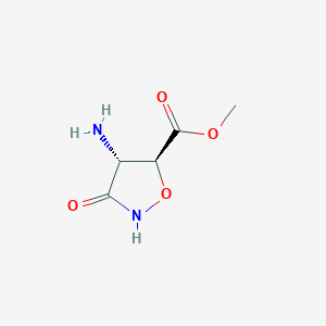 (4R,5S)-Methyl 4-amino-3-oxoisoxazolidine-5-carboxylate