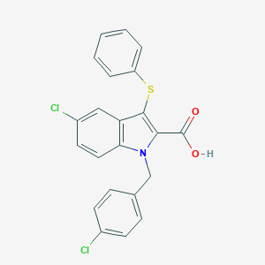 molecular formula C22H15Cl2NO2S B116783 nTZDpa CAS No. 118414-59-8