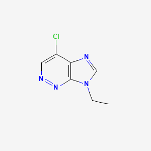 4-chloro-7-ethyl-7H-imidazo[4,5-c]pyridazine