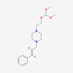 1-[2-(dimethoxymethoxy)ethyl]-4-[(E)-3-phenylprop-2-enyl]piperazine