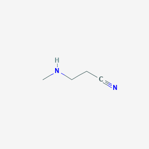 molecular formula C4H8N2 B116786 3-(甲基氨基)丙腈 CAS No. 693-05-0