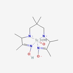 (99M)Tc-hexamethylpropyleneamine oxime