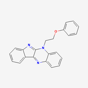molecular formula C22H17N3O B1167904 5-(2-phenoxyethyl)-5H-indolo[2,3-b]quinoxaline 