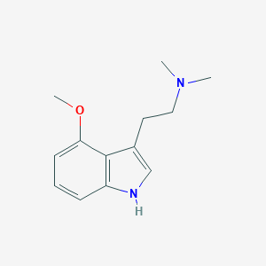 molecular formula C13H18N2O B116791 4-methoxy DMT CAS No. 3965-97-7