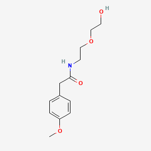 N-[2-(2-hydroxyethoxy)ethyl]-2-(4-methoxyphenyl)acetamide
