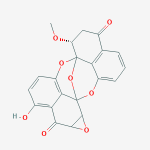 molecular formula C21H14O8 B116803 3'-O-Demethylpreussomerin I CAS No. 158204-29-6