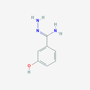 molecular formula C7H9N3O B1168078 N'-amino-3-hydroxybenzenecarboximidamide CAS No. 111336-60-8