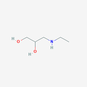 molecular formula C5H13NO2 B011681 3-(Ethylamino)propane-1,2-diol CAS No. 19737-19-0