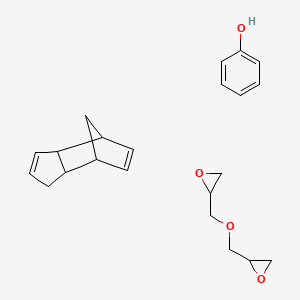 molecular formula C22H28O4 B1168131 2-(Oxiran-2-ylmethoxymethyl)oxirane;phenol;tricyclo[5.2.1.02,6]deca-3,8-diene CAS No. 119345-05-0