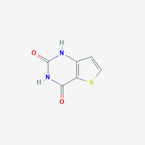 molecular formula C6H4N2O2S B116816 thieno[3,2-d]pyrimidine-2,4(1H,3H)-dione CAS No. 16233-51-5