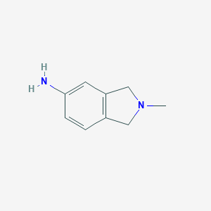 molecular formula C9H12N2 B116821 2-Methylisoindolin-5-amine CAS No. 158944-67-3