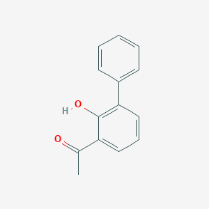 B116822 1-(2-Hydroxybiphenyl-3-YL)ethanone CAS No. 21424-82-8
