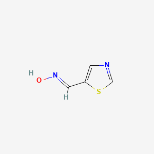 molecular formula C4H4N2OS B1168293 1,3-Thiazole-5-carbaldehyde oxime CAS No. 116045-57-9