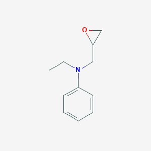 molecular formula C11H15NO B011683 N-(2,3-Epoxypropyl)-N-ethylaniline CAS No. 19614-67-6