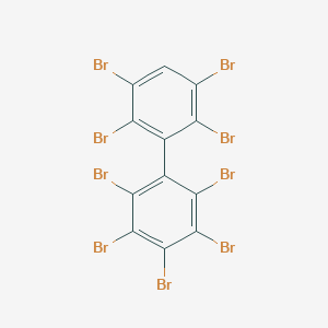 molecular formula C12HBr9 B116834 2,2',3,3',4,5,5',6,6'-Nonabromobiphenyl CAS No. 119264-63-0