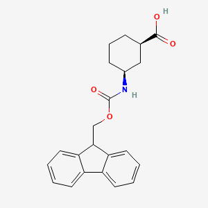 molecular formula C22H23NO4 B1168373 FMoc-cis-3-aminocyclohexane-1-carboxylic acid CAS No. 917099-03-7