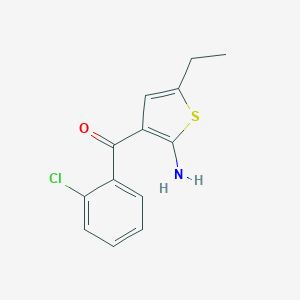 2-Amino-3-(2-chlorobenzoyl)-5-ethylthiophene