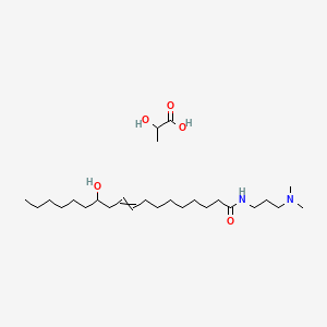 molecular formula C15H16N2O2 B1168431 N-[3-(dimethylamino)propyl]-12-hydroxyoctadec-9-enamide;2-hydroxypropanoic acid CAS No. 118608-59-6