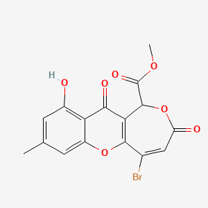molecular formula C16H11BrO7 B1168491 Bromomonilicin CAS No. 101023-71-6