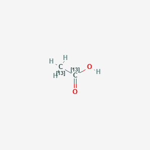 molecular formula C2H4O2 B116855 Acetic acid-13C2 CAS No. 16651-47-1