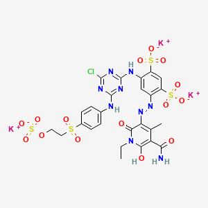 molecular formula C26H23ClK3N9O15S4 B1168554 Reactive yellow 185 CAS No. 111211-44-0
