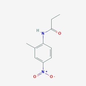molecular formula C10H12N2O3 B11685696 N-(2-methyl-4-nitrophenyl)propanamide 
