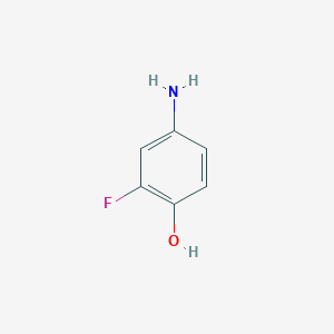 molecular formula C6H6FNO B116865 4-氨基-2-氟苯酚 CAS No. 399-96-2