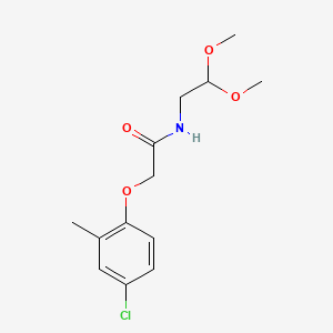 2-(4-chloro-2-methylphenoxy)-N-(2,2-dimethoxyethyl)acetamide