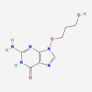 molecular formula C9H10O2 B1168696 9-(3-Hydroxypropoxy)guanine CAS No. 114778-60-8