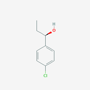 molecular formula C9H11ClO B011687 (R)-1-(4-chlorophenyl)-1-propanol CAS No. 110611-21-7
