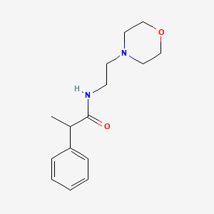 N-[2-(4-morpholinyl)ethyl]-2-phenylpropanamide