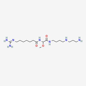 molecular formula C25H35N3O B1168761 1-Amino-19-guanidino-11-methoxy-4,9,12-triazanonadecane-10,13-dione CAS No. 114760-35-9