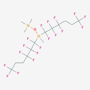 molecular formula C52H88N2O39 B1168777 Bis(nonafluorohexyl)tetramethyldisiloxane CAS No. 122179-35-5