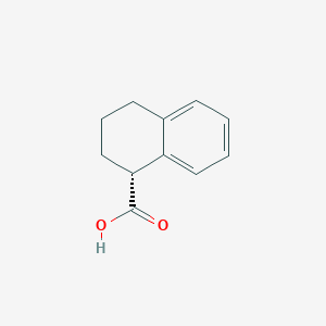 molecular formula C11H12O2 B116878 (1R)-1,2,3,4-Tetrahydronaphthalene-1-carboxylic acid CAS No. 23357-47-3