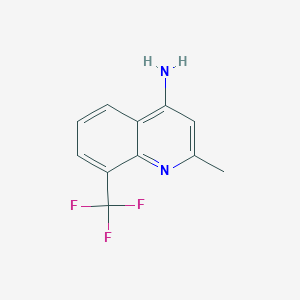 2-Methyl-8-(trifluoromethyl)quinolin-4-amine